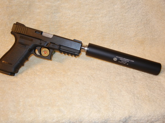 AAC Evo .45 ACP Suppressor Pistol Silencer Pistol Suppressor