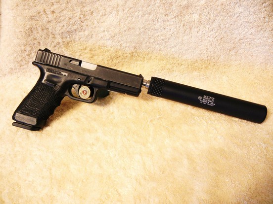 Gem Tech Tundra 9mm Suppressor Pistol Silencer Pistol Suppressor 