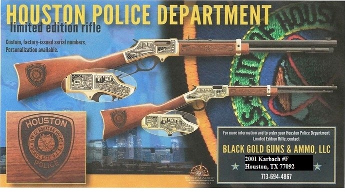 Houston Police Department Limited Edition Rifle HPD Commemorative Rifle